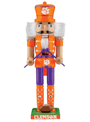Clemson Tigers NCAA 12" Nutcracker
