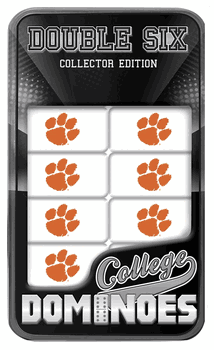 Clemson Tigers NCAA Dominoes
