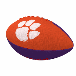 Clemson Tigers Pinwheel Logo Junior Size Rubber Football