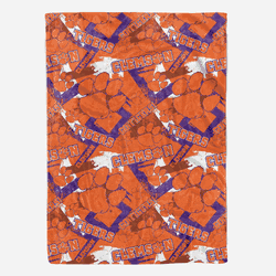 Clemson Tigers Plush Throw 50x70