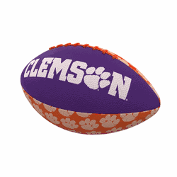 Clemson Tigers Repeating Mini-Size Rubber Football