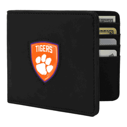 Clemson Tigers Shield Wallet - Black