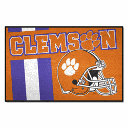 Clemson Tigers Starter Mat Accent Rug - 19in. x 30in., Unifrom Design