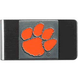 Clemson Tigers Steel Money Clip