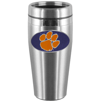 Clemson Tigers Steel Travel Mug