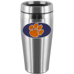 Clemson Tigers Steel Travel Mug