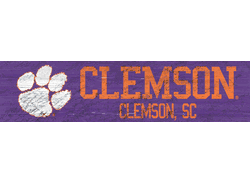 Clemson Tigers Team Name Sign