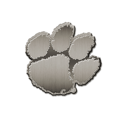 Clemson Tigers Tiger Paw Antique Auto Emblem