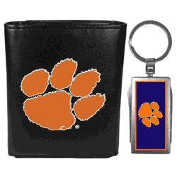Clemson Tigers Tri-fold Wallet & Multitool Key Chain