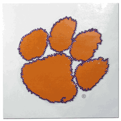 Clemson Tigers Vinyl Bling Decal