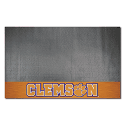Clemson Tigers Vinyl Grill Mat - 26in. x 42in.