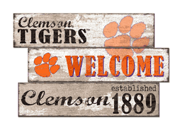 Clemson Tigers Welcome 3 Plank