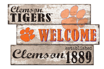 Clemson Tigers Welcome 3 Plank