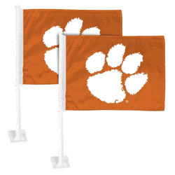 ClemsonTigersCar Flag Large 1pc 11" x 14"