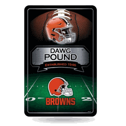 Cleveland Browns  11" x 17" Home Decor Sign