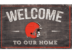 Cleveland Browns 11x19 Welcome to our Home Sign