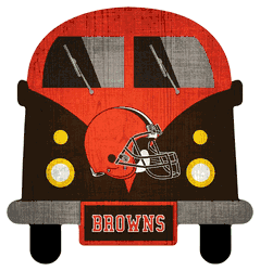Cleveland Browns 12" Team Bus Sign