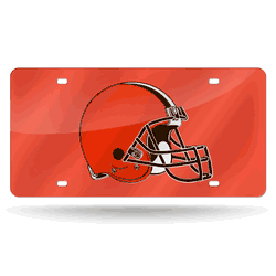 Cleveland Browns  12" x 6" Laser Cut Tag For Car/Truck/SUV