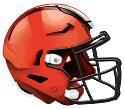 Cleveland Browns 12in Authentic Helmet Sign