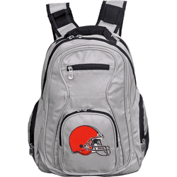 Cleveland Browns 19" Premium Laptop Backpack, GRAY