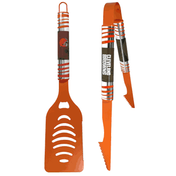 Cleveland Browns 2 pc Color Tailgate BBQ Set
