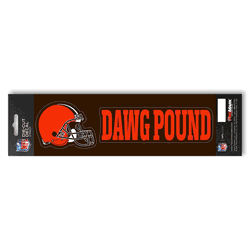 Cleveland Browns 2 Piece Team Slogan Decal Sticker Set