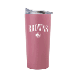 Cleveland Browns 20oz Cinch Berry Powder Coat Tumbler