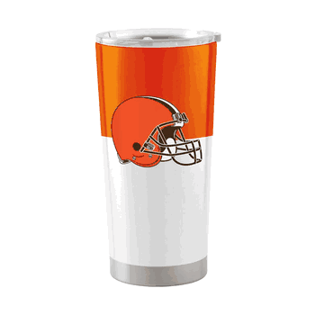 Cleveland Browns 20oz Colorblock Stainless Tumbler