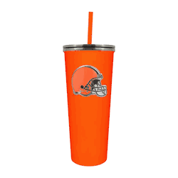 Cleveland Browns 24oz New Skinny Tumbler