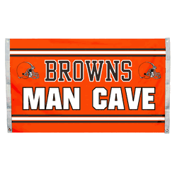 Cleveland Browns 3 Ft. x 5 Ft. Man Cave Flag  w/ 4 Grommets