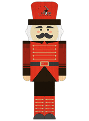 Cleveland Browns 31" Nutcracker Leaner