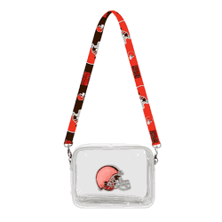 Cleveland Browns 3D Logo Clear Fanny Fan Purse