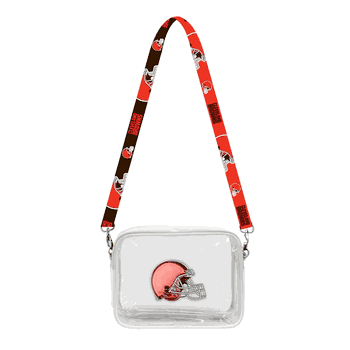 Cleveland Browns 3D Logo Clear Fanny Fan Purse