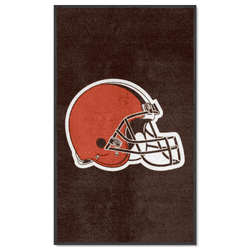 Cleveland Browns 3X5 High-Traffic Mat with Durable Rubber Backing - Portrait Orientation