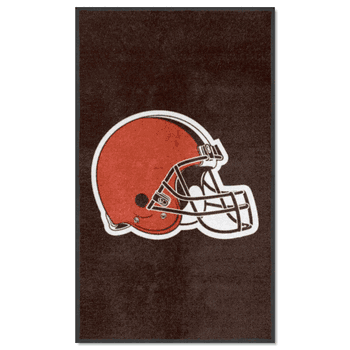 Cleveland Browns 3X5 High-Traffic Mat with Durable Rubber Backing - Portrait Orientation