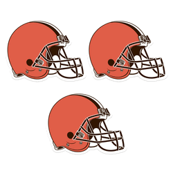 Cleveland Browns Auto Decal 3 Pack