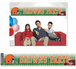Cleveland Browns Banner 12x65 Party Style CO