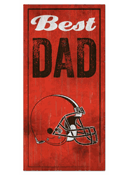 Cleveland Browns Best Dad Sign