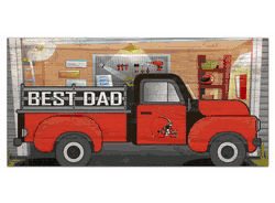 Cleveland Browns Best Dad Truck 6x12 Sign