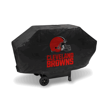 Cleveland Browns Black Deluxe Vinyl Grill Cover - 68