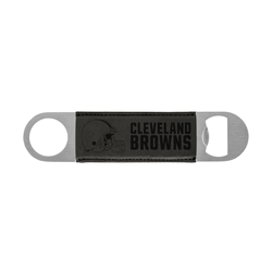 Cleveland Browns Black Laser Engraved Bar Blade