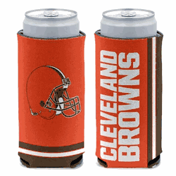 Cleveland Browns Can Cooler Slim Can Design