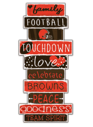 Cleveland Browns Celebrations Stack 24" Sign