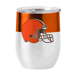 Cleveland Browns Colorblock 16oz Stainless Curved Beverage