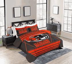 Cleveland Browns Crosser Bedding Comforter Set F/Q