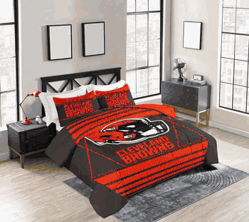 Cleveland Browns Crosser Bedding Comforter Set F/Q