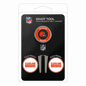 Cleveland Browns Divot Tool Pack - Signature tool w/ 3 markers