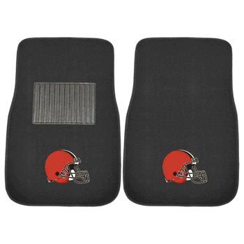Cleveland Browns Embroidered Car Mat Set - 2 Pieces