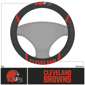 Cleveland Browns Embroidered Steering Wheel Cover
