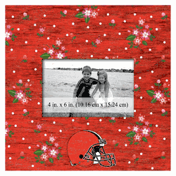Cleveland Browns Floral 10x10 Frame